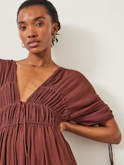 Hush Brown Grace Beach Maxi Dress - Image 3 of 3