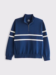 Abercrombie & Fitch Blue Knit Sweatshirt - Image 1 of 1