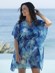 Fantasie Blue Dazzling Saunton Sands Kaftan - Image 1 of 6