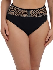 Fantasie Brown High Waist Mocha Pemba Island High Waist Bikini Briefs - Image 4 of 7