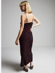River Island Red Strappy Slip Dress - Image 3 of 4