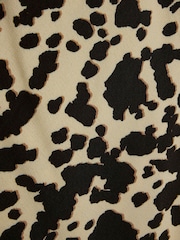 River Island Brown Halter Leopard Maxi Slip Dress - Image 4 of 4