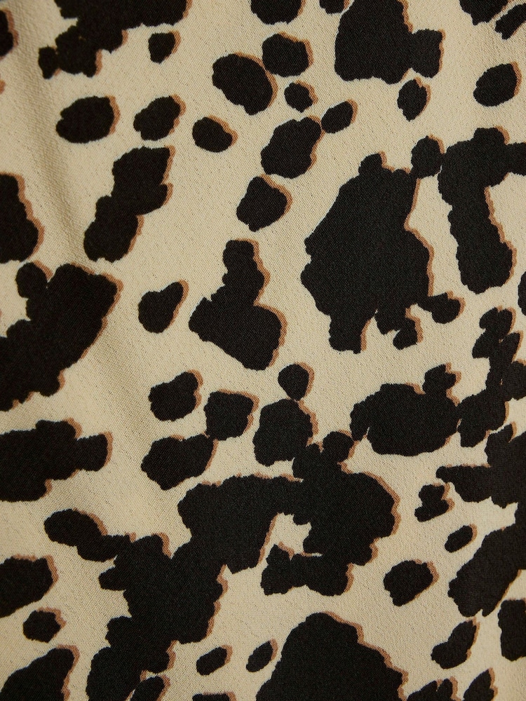 River Island Brown Halter Leopard Maxi Slip Dress - Image 4 of 4