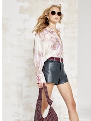River Island Pink Paisley Print Shirt - Image 1 of 4