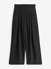 River Island Black Petite Easy Wide Leg Trousers - Image 4 of 5