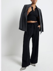 River Island Black Petite Joggers - Image 1 of 4