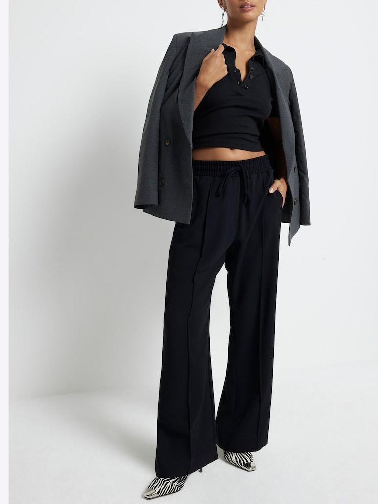 River Island Black Petite Joggers - Image 1 of 4