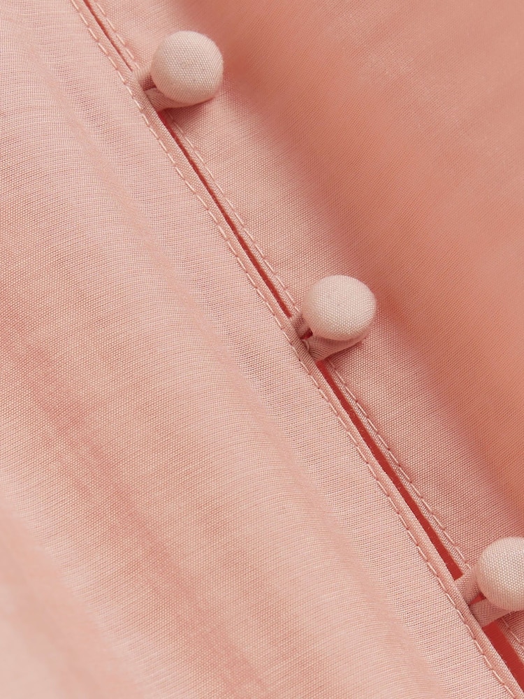 River Island Pink Ruffle Detail Button Shirt - Image 5 of 5