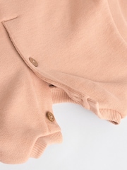 Tan Brown Twofer Mesh Baby Dress (0mths-2yrs) - Image 5 of 8