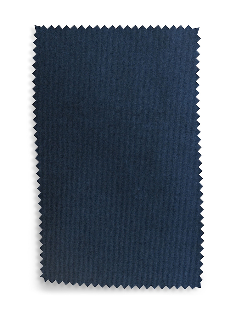 Jasper Conran London Navy Blue Weave Upholstery Swatch - Image 1 of 1
