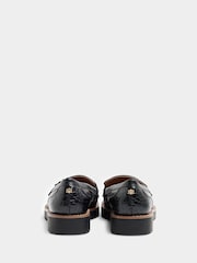 River Island Black Fringed Snaffle Loafers - Image 3 of 4