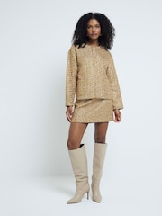 River Island Gold Tailored Jacket - Image 1 of 2