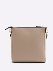 River Island Grey Clean Structure Messenger Bag - Image 3 of 4