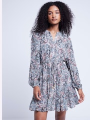 River Island Mini Drawstring 100% Cotton Dress - Bild 2 von 4