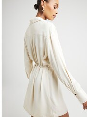River Island White Belted Shirt Dress - Image 2 of 4