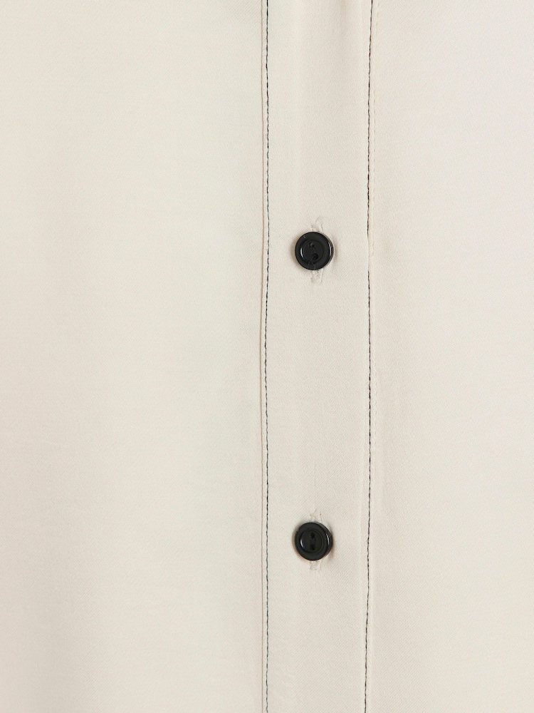 River Island White Belted Shirt Dress - Image 4 of 4