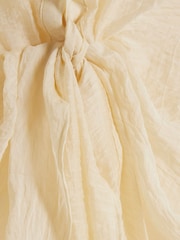 River Island Cream Twist Front Button Up Shirt - Image 4 of 4