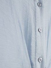 River Island Blue Twist Front Button Up Shirt - Image 6 of 6