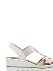 Rieker Womens Elastic Stretch Sandals - Image 3 of 10