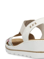 Rieker Womens Elastic Stretch Sandals - Image 4 of 10