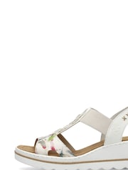 Rieker Womens Elastic Stretch Sandals - Image 6 of 10