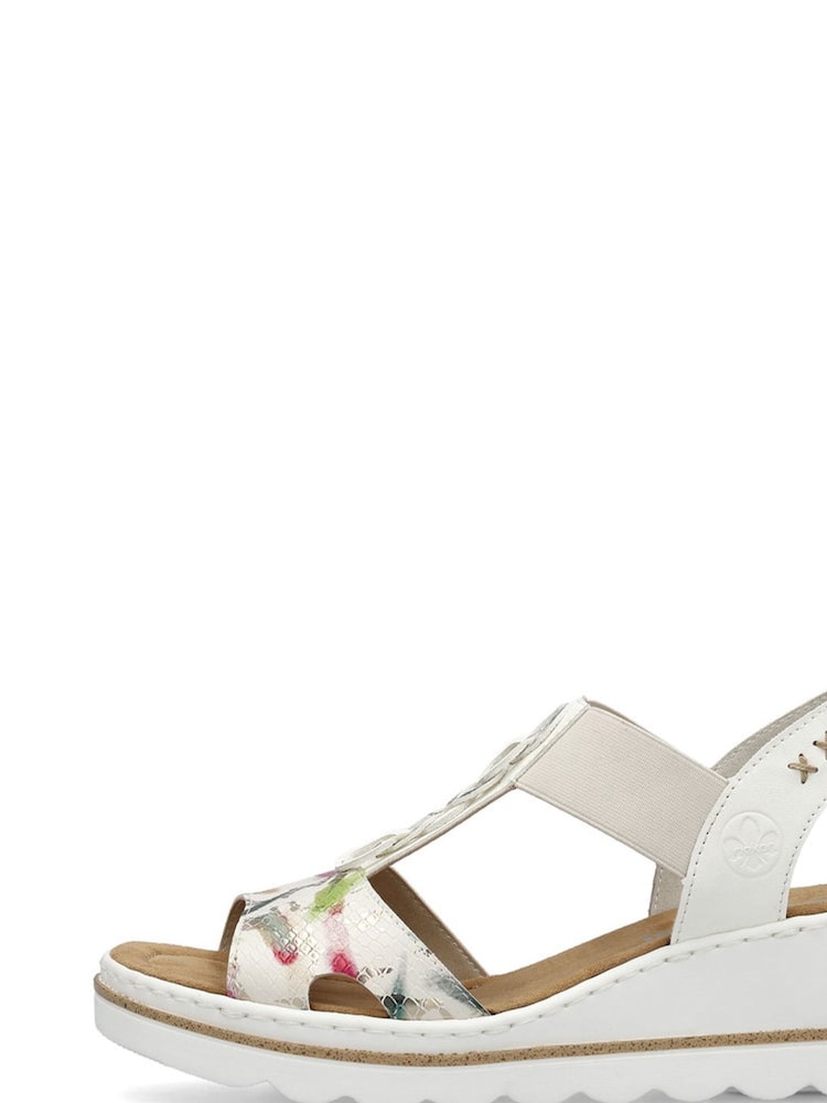 Rieker Womens Elastic Stretch Sandals - Image 6 of 10