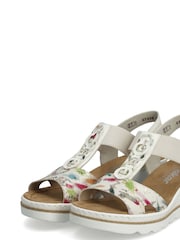 Rieker Womens Elastic Stretch Sandals - Image 9 of 10