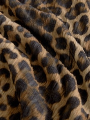Animal Print Maternity Short Sleeve Textured Column Dress - Image 7 of 8