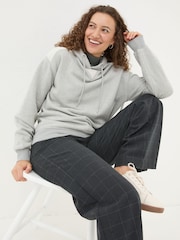 FatFace Tori Grey Lounge Hoodie - Image 4 of 6