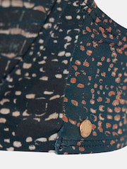 Mint Velvet Brown Snake Print Bikini Top - Image 4 of 4
