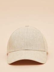 Joules Daley Neutral Linen Cap - Image 1 of 6