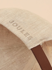 Joules Daley Neutral Linen Cap - Image 4 of 6