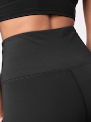 Black Active Shorter Length Cycling Shorts - Image 5 of 7