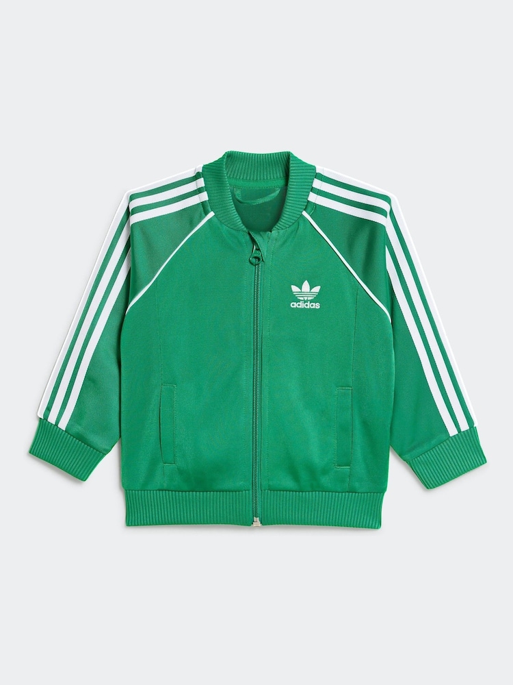 adidas Originals Green Infant SST Tracksuit - Image 2 of 7