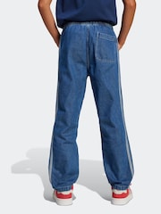 adidas originals Blue Denim Joggers Kids - Image 2 of 5