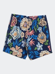 adidas Originals Blue Blue Floral Liberty London T-shirt and Short Set - Image 4 of 7