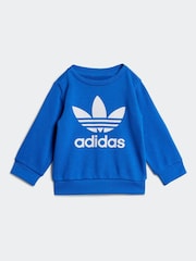 Azul - adidas Originals Infant Sweatshirt and Joggers Set - Imagen 2 de 7