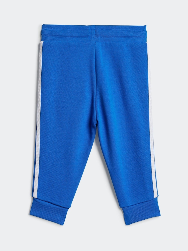 adidas Originals Blue Infant Sweatshirt and Joggers Set - Image 4 of 7