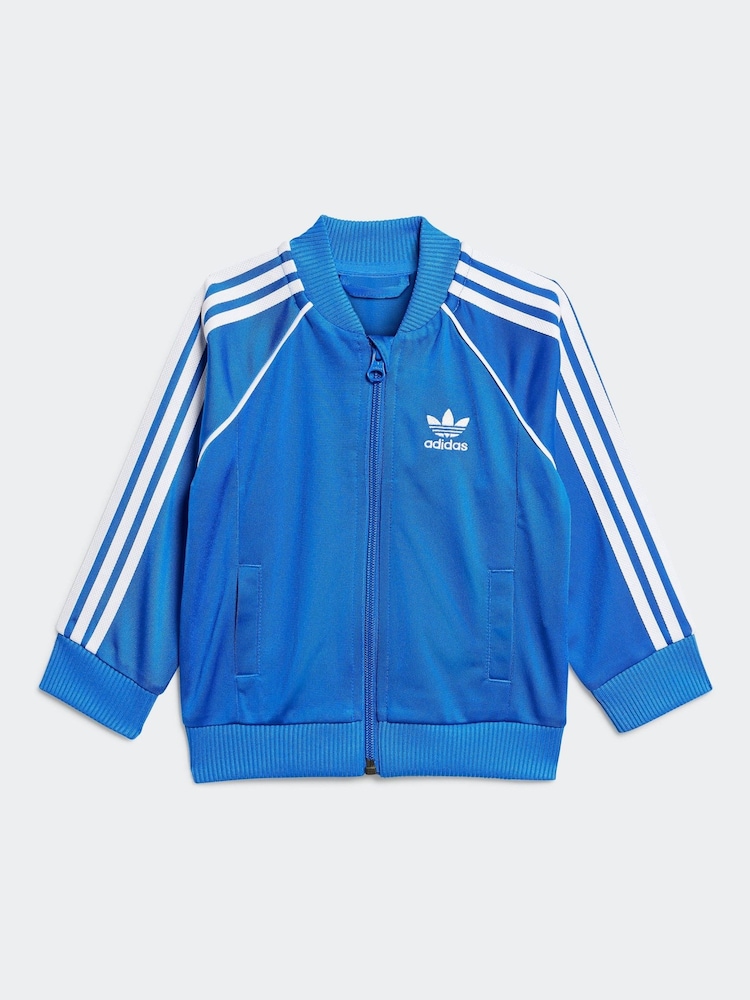 adidas Originals Blue Infants Adicolor SST Tracksuit - Image 2 of 7