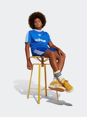 adidas originals Blue Adicolor T-Shirt - Image 1 of 6