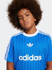 adidas originals Blue Adicolor T-Shirt - Image 4 of 6