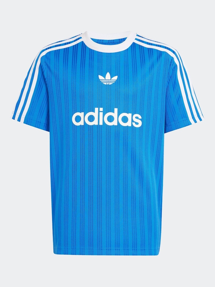 adidas originals Blue Adicolor T-Shirt - Image 6 of 6