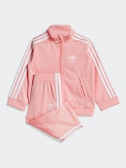 adidas Originals Pink Infants Firebird Tracksuit - Image 1 of 7