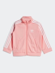 adidas Originals Pink Infants Firebird Tracksuit - Image 2 of 7