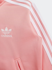 adidas Originals Pink Infants Firebird Tracksuit - Image 6 of 7