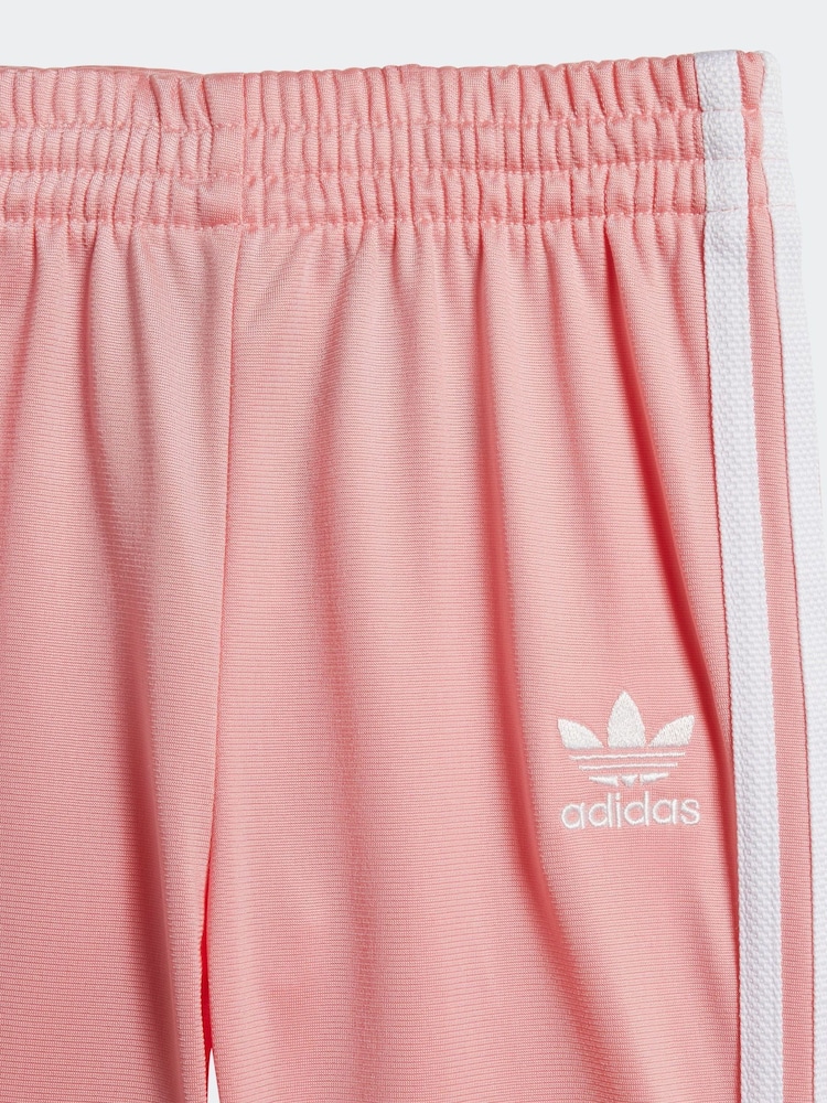 adidas Originals Pink Infants Firebird Tracksuit - Image 7 of 7