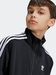 adidas originals Black Blue Firebird Sweatshirt - Image 4 of 5