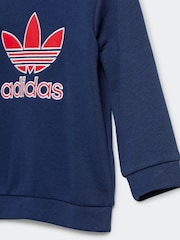 adidas originals Blue Infant Tracksuit Set - Image 6 of 7