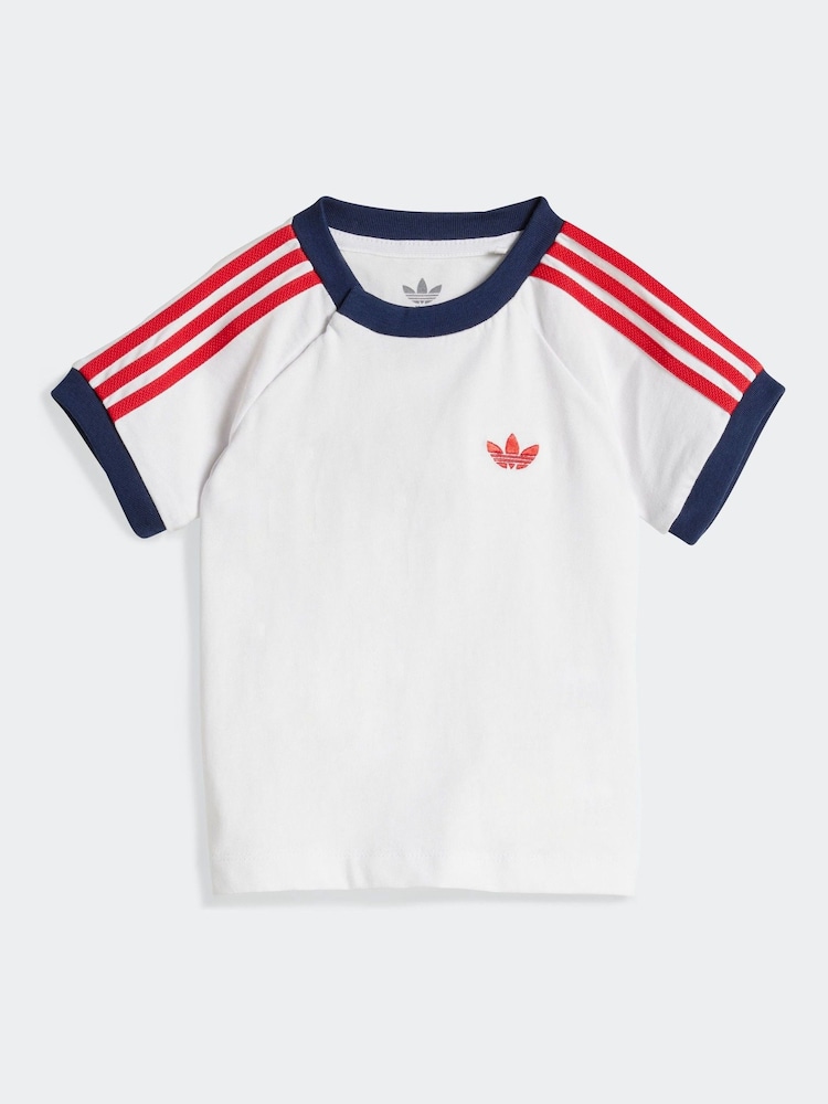adidas originals Blue Denim 100% Cotton T-Shirt Set - Image 2 of 7