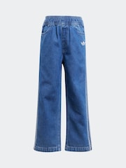 adidas originals Blue 100% Cotton Denim Tracksuit - Image 8 of 8